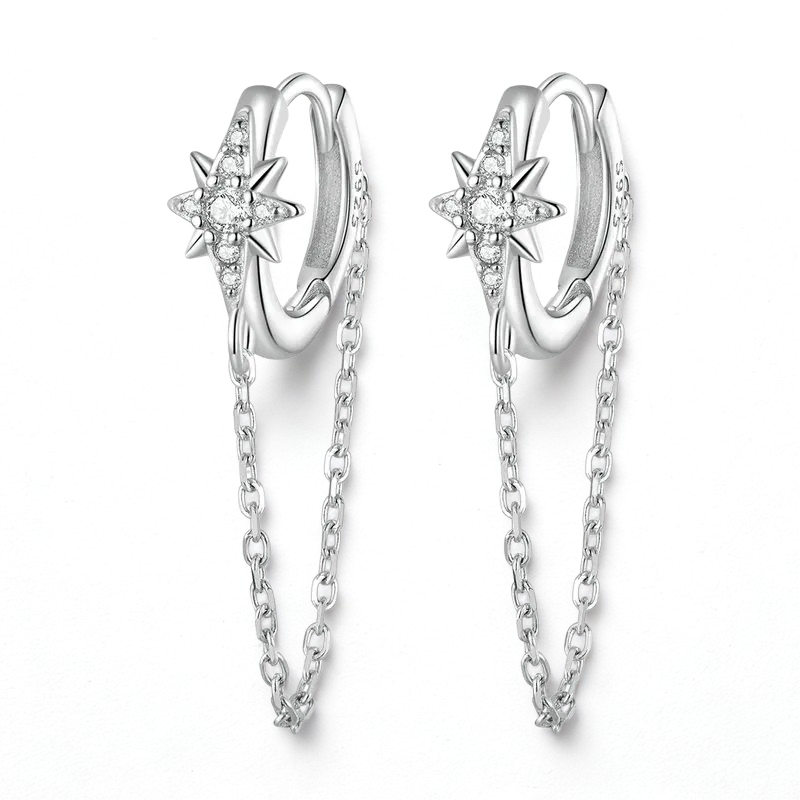 Pendientes Estrela, Cadena y Zirconia