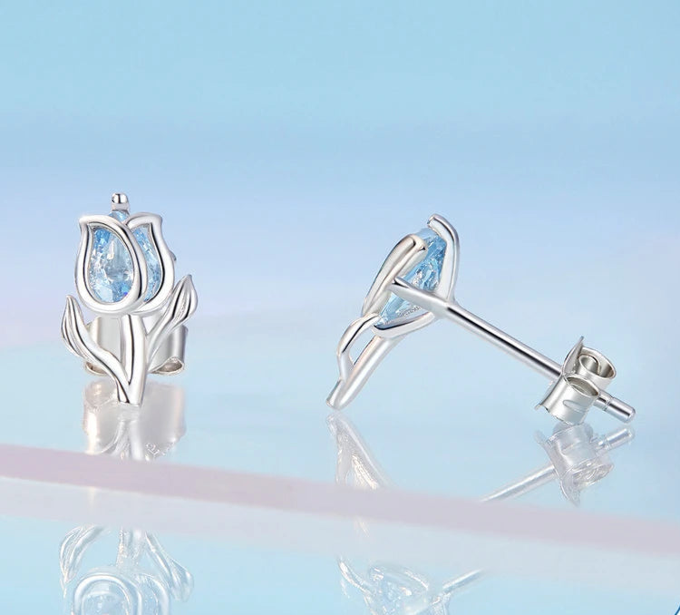 Pendientes Flor de Tulipán