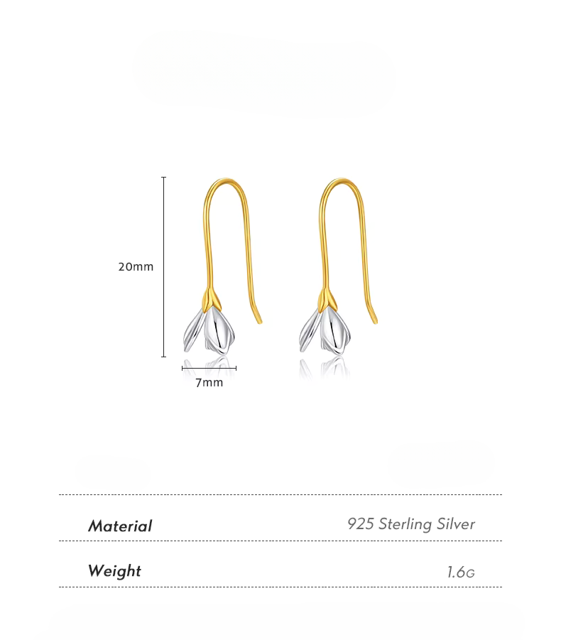 Pendientes Flor de Lirio