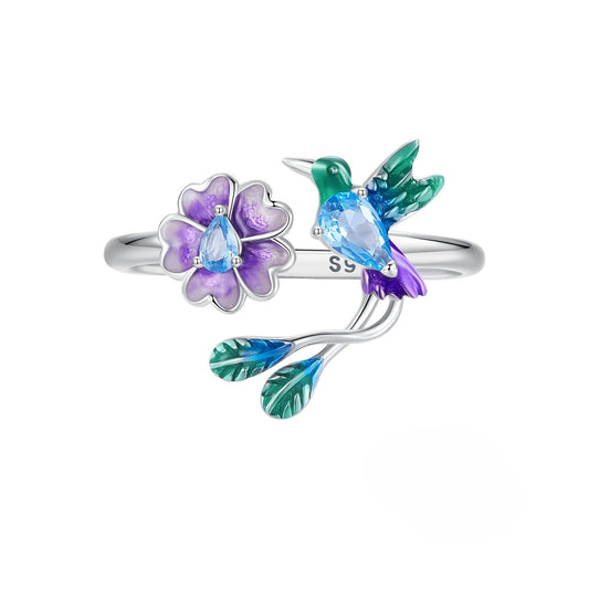Anillo Ajustable Ave Floral