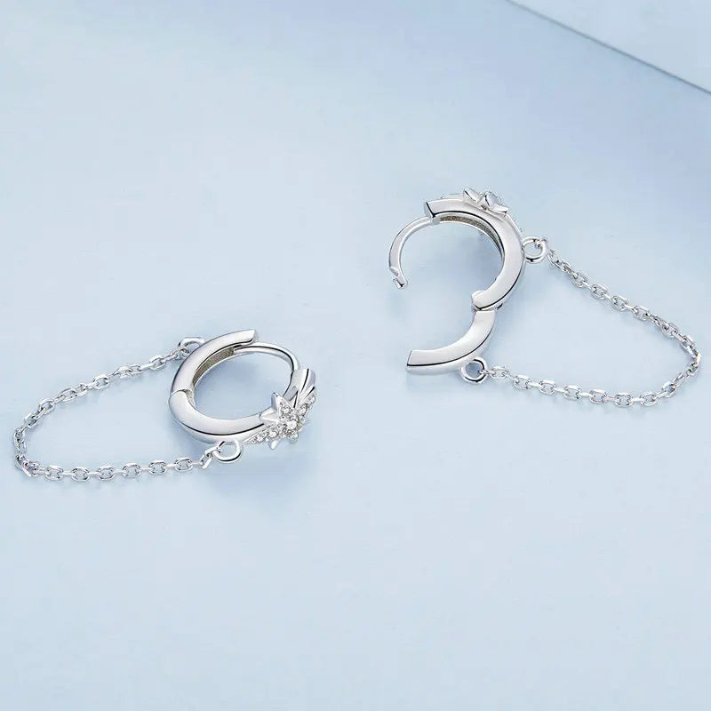 Pendientes Estrela, Cadena y Zirconia