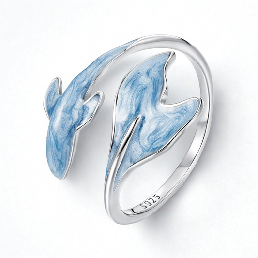 Anillo Ajustable Delfín Marino