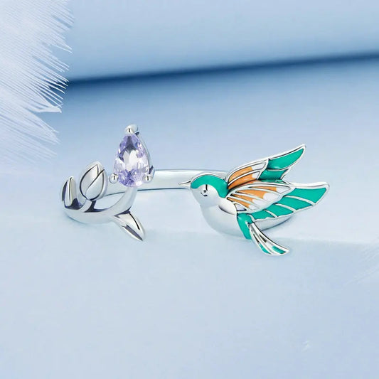 Anillo Ajustable Ave Floral