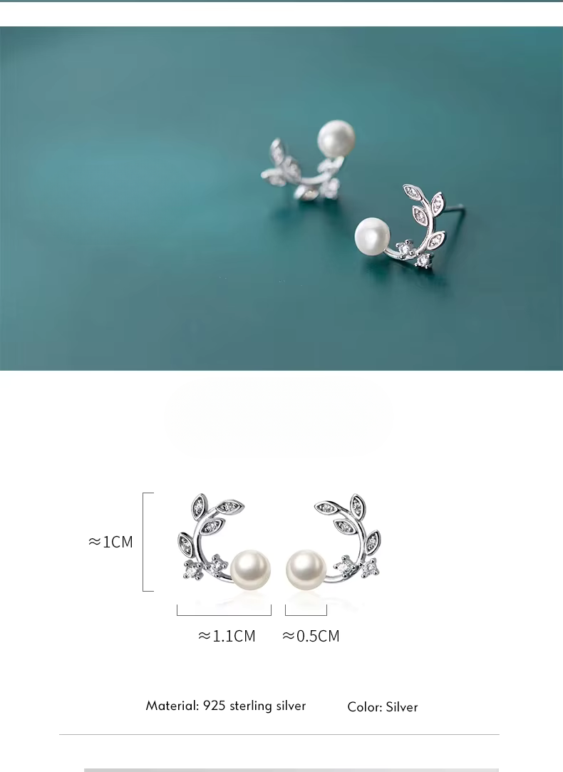 Pendientes de Hojas de Olivo