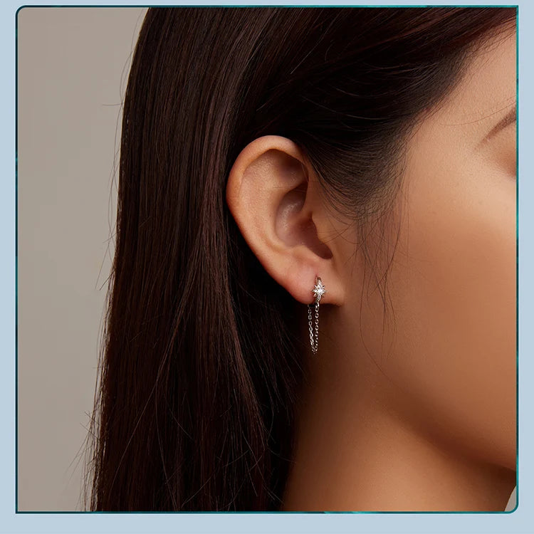 Pendientes Estrela, Cadena y Zirconia