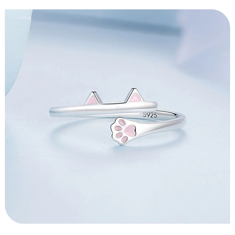 Anillo Ajustable Patitas de Gato