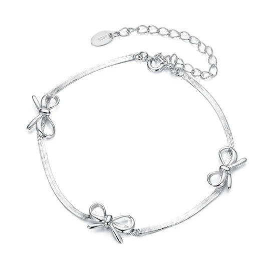 Pulsera Cadena y Lazos