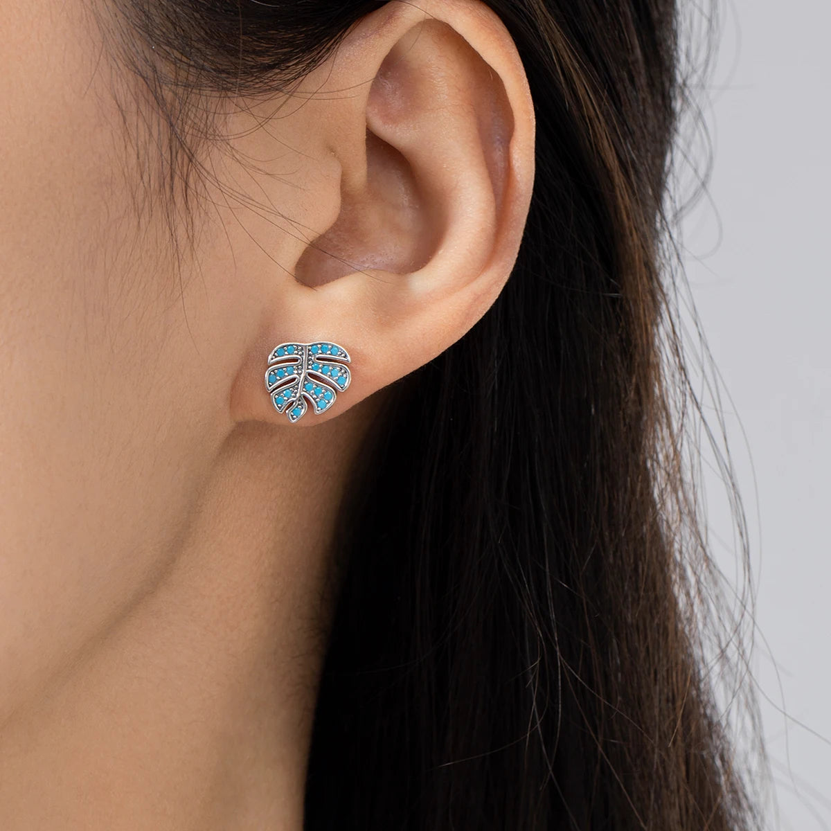 Pendientes Hoja de Turquesa