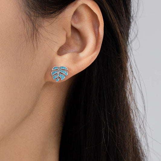 Pendientes Hoja de Turquesa