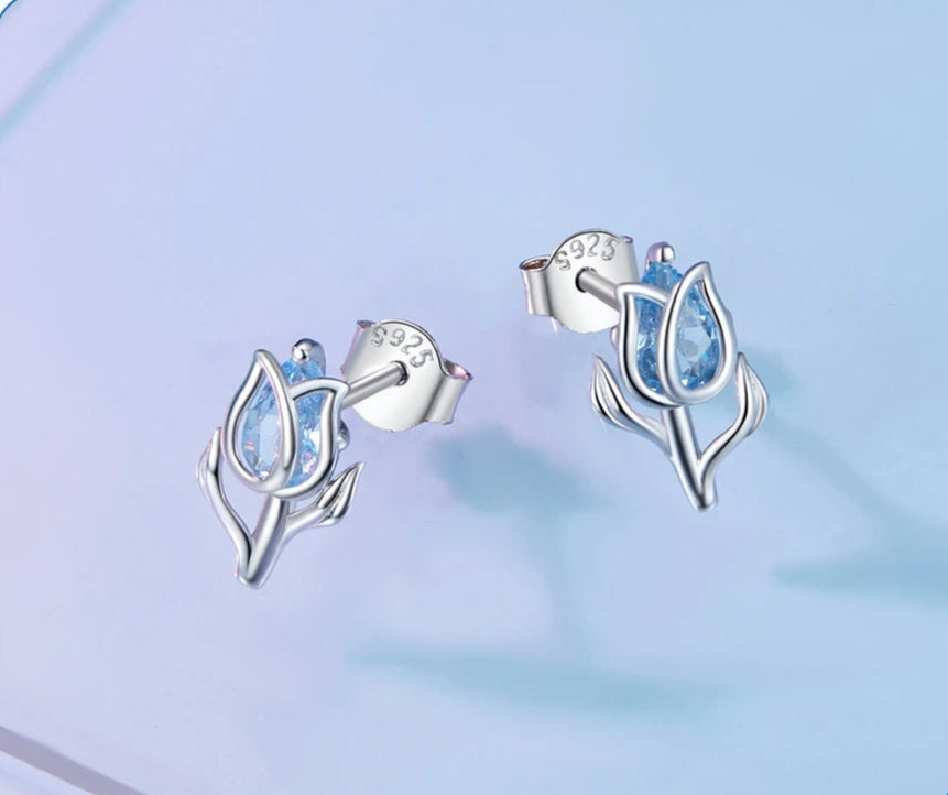 Pendientes Flor de Tulipán