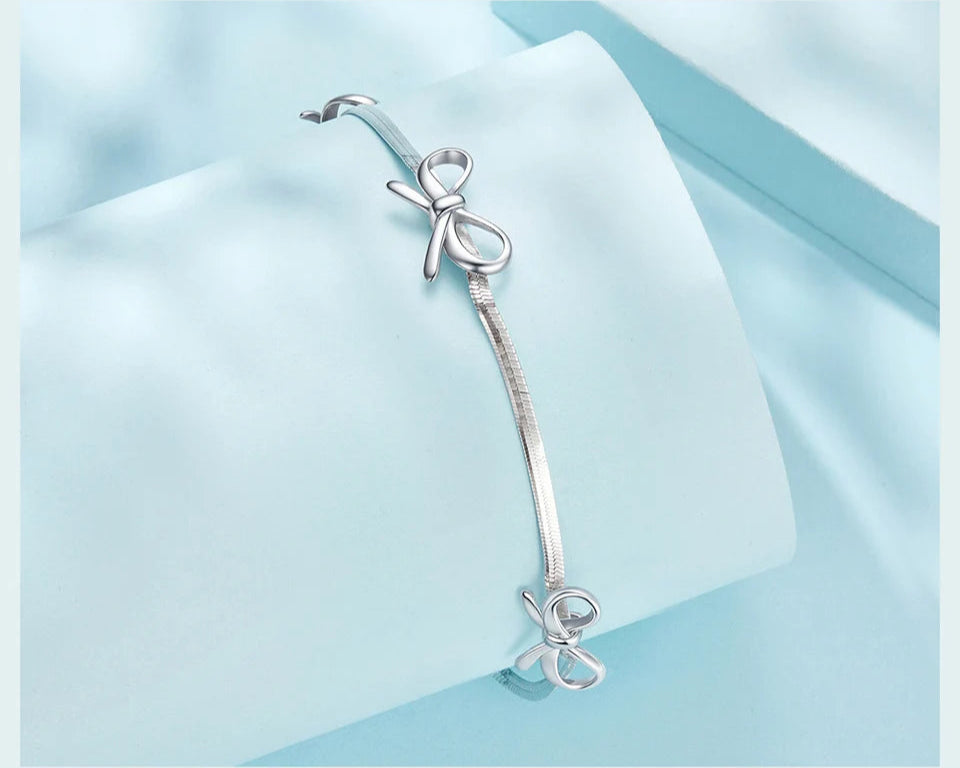 Pulsera Cadena y Lazos
