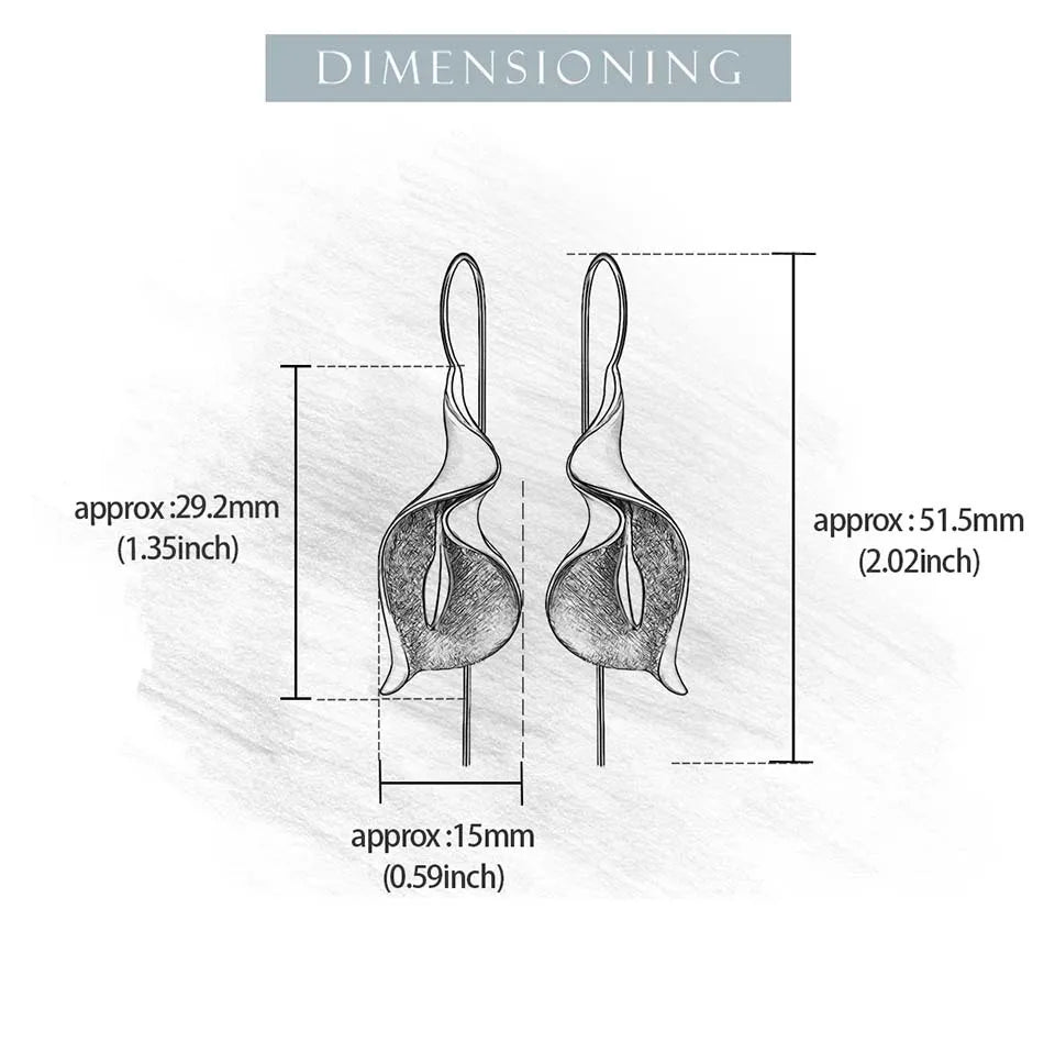 Pendientes Flor de Cala