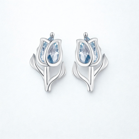 Pendientes Flor de Tulipán