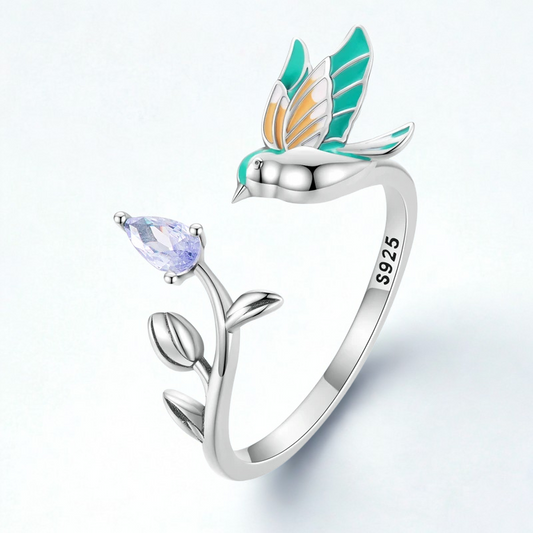 Anillo Ajustable Ave Floral