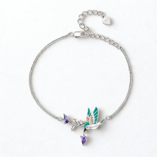 Pulsera Ave y Zircones