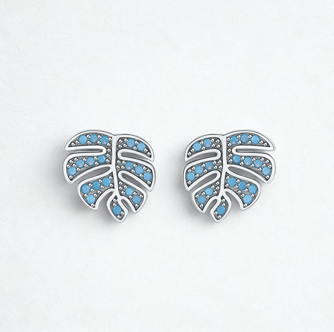 Pendientes Hoja de Turquesa